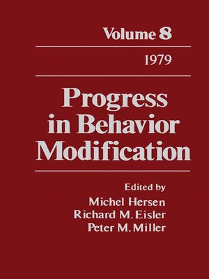 cover image of Progress in Behavior Modification, Volume 8